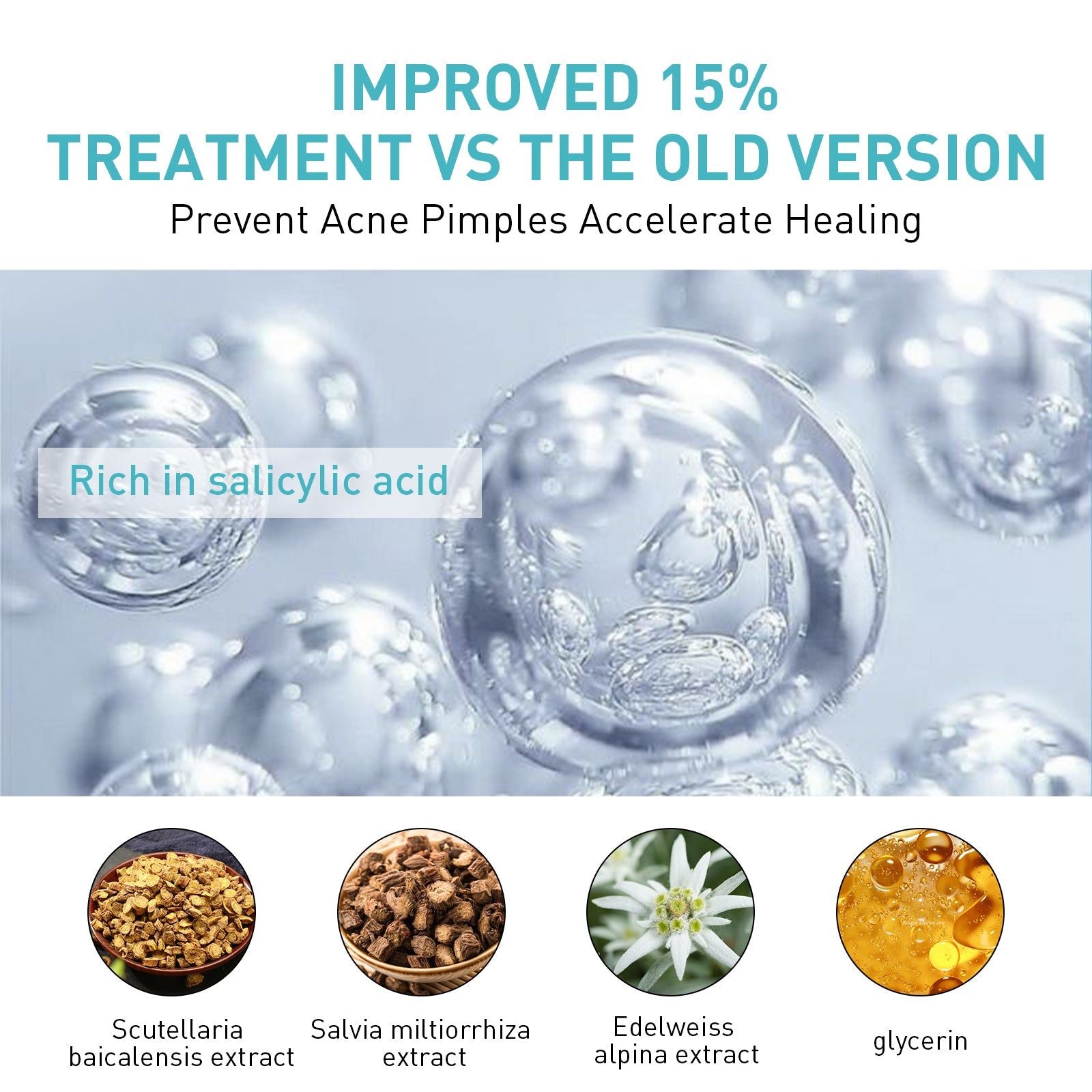 Clear Acne Marks Fast, Hydrating Repair Gel for Bright, Smooth Skin ,20g
