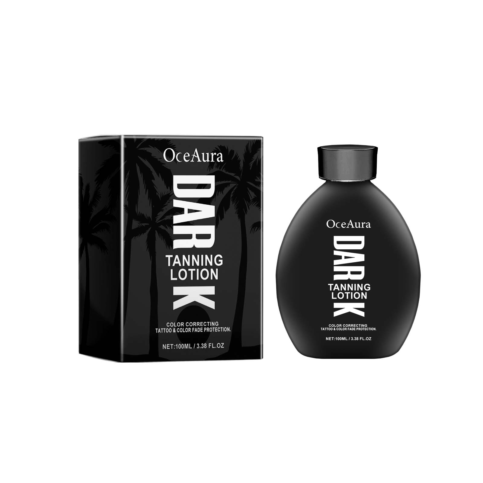 Dark Tanning Lotion, Promotes Blackening, Long-Lasting Moisturizer, Even Skin Tone ,100ml