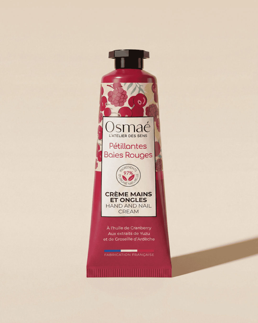 Osmaé Pétillantes Baies Rouges Hand & Nail Cream