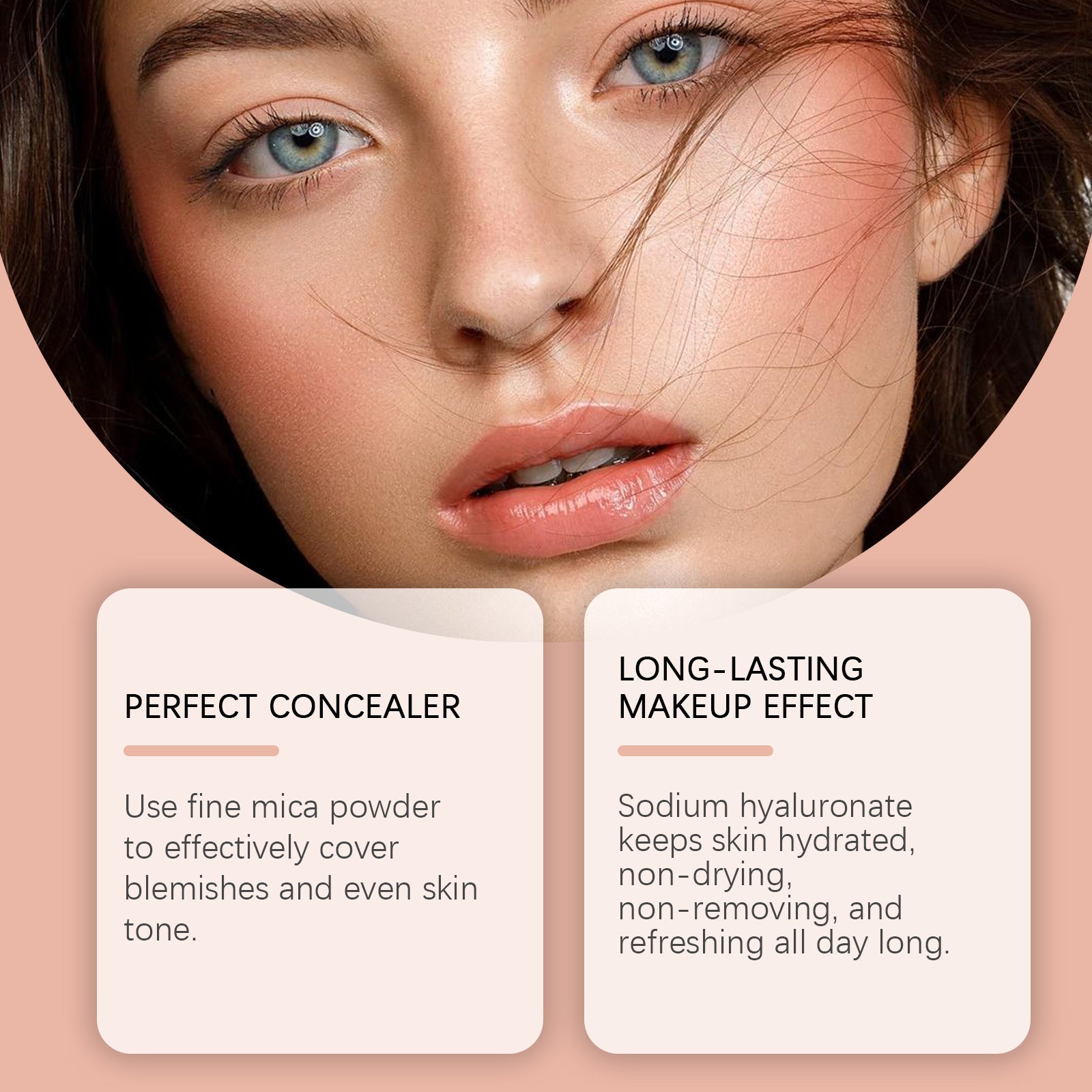 Cushion Foundation, Natural, Hydrating, Long-Lasting, Flawless Skin ,15g