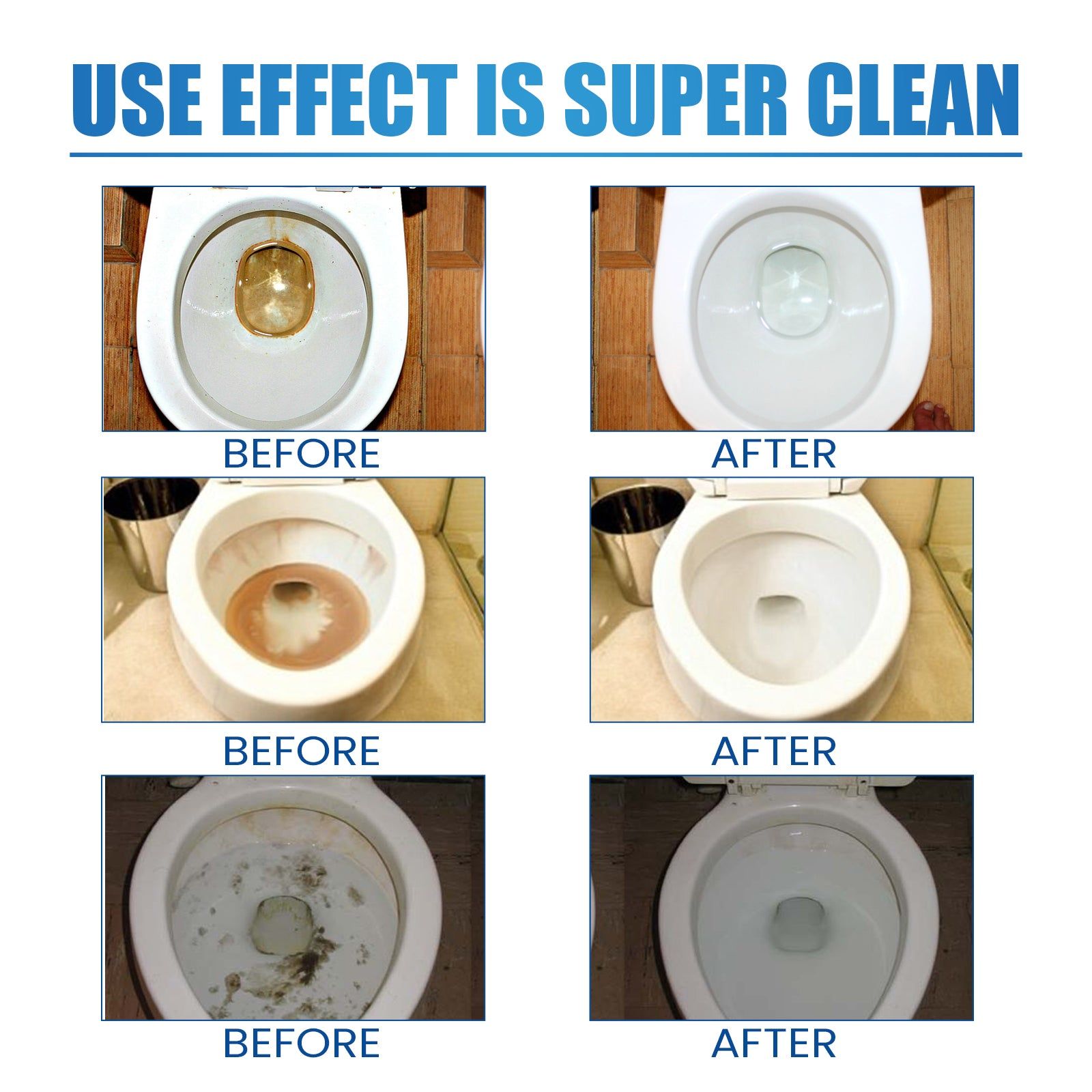 Automatic Toilet Cleaner Tablets, Deep Cleaning, Fresh Odor, Easy to Use ,10pcs