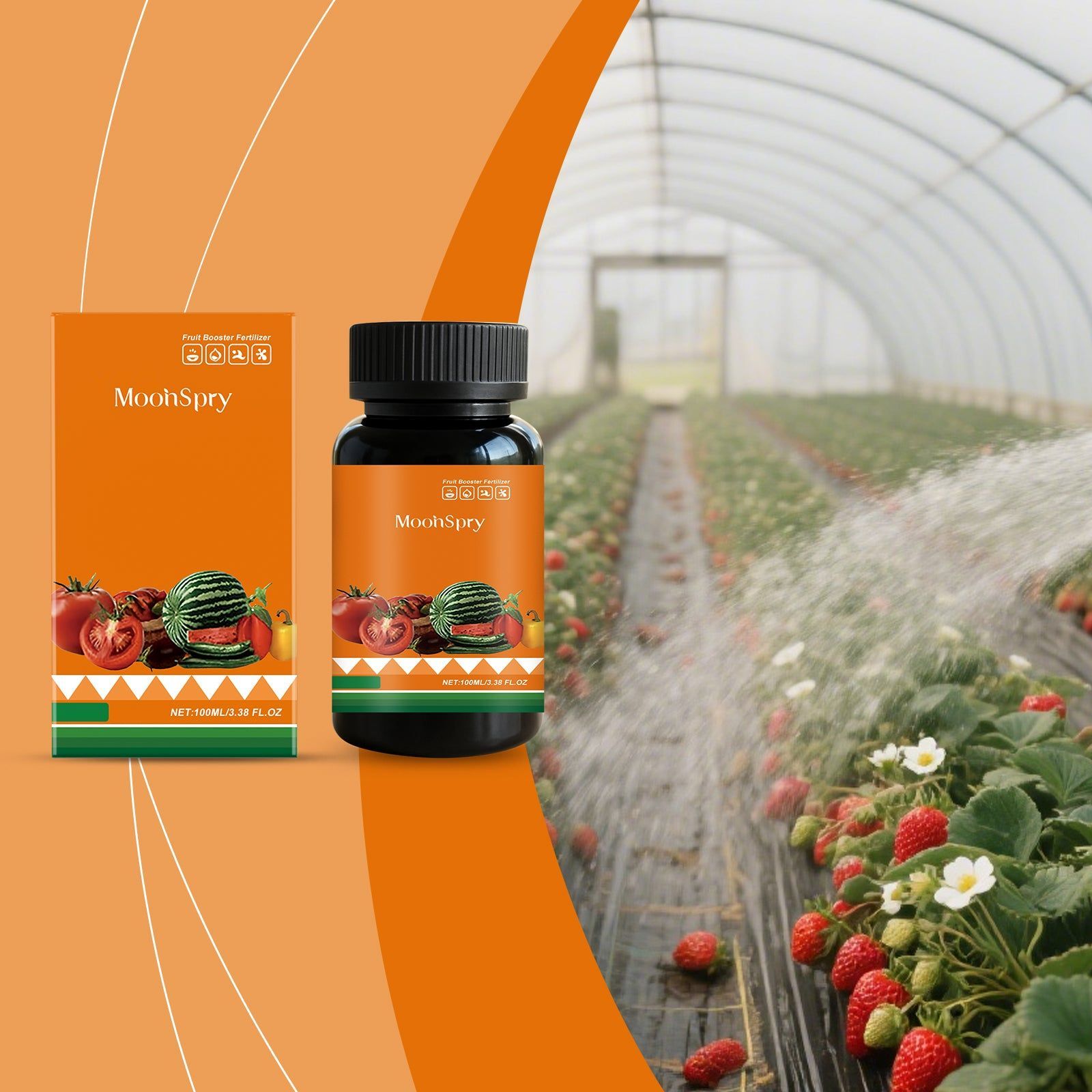 Boost Fruit Yield with Nutrient Fertilizer, Indoor Outdoor Plant Growth ,100ml