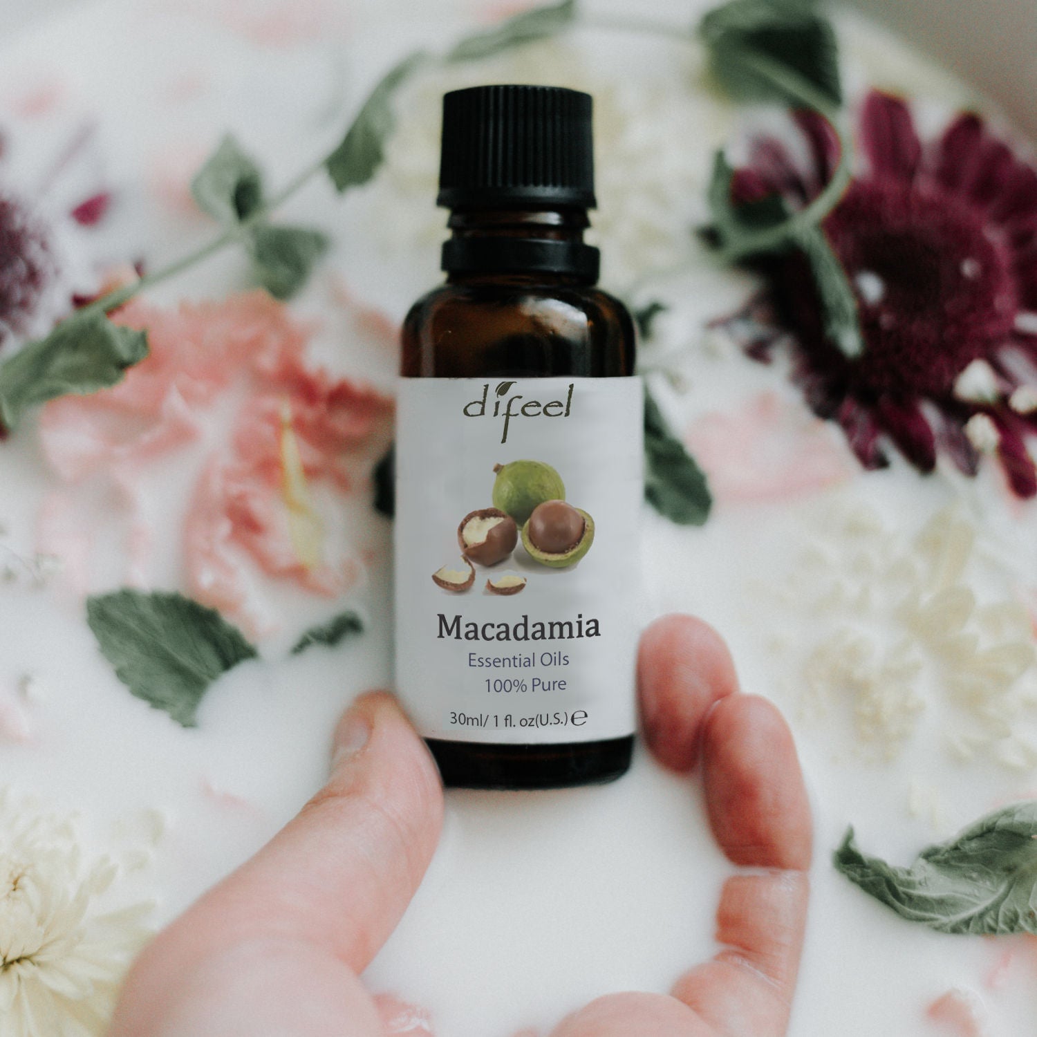 Difeel Macadamia 100% Pure Essential Oil, 1Oz