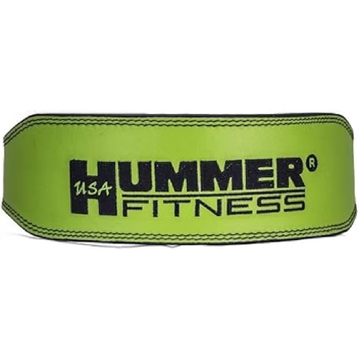 HMR USA Fitness 1993-01 Leather Belt Blk/Yellow (L)