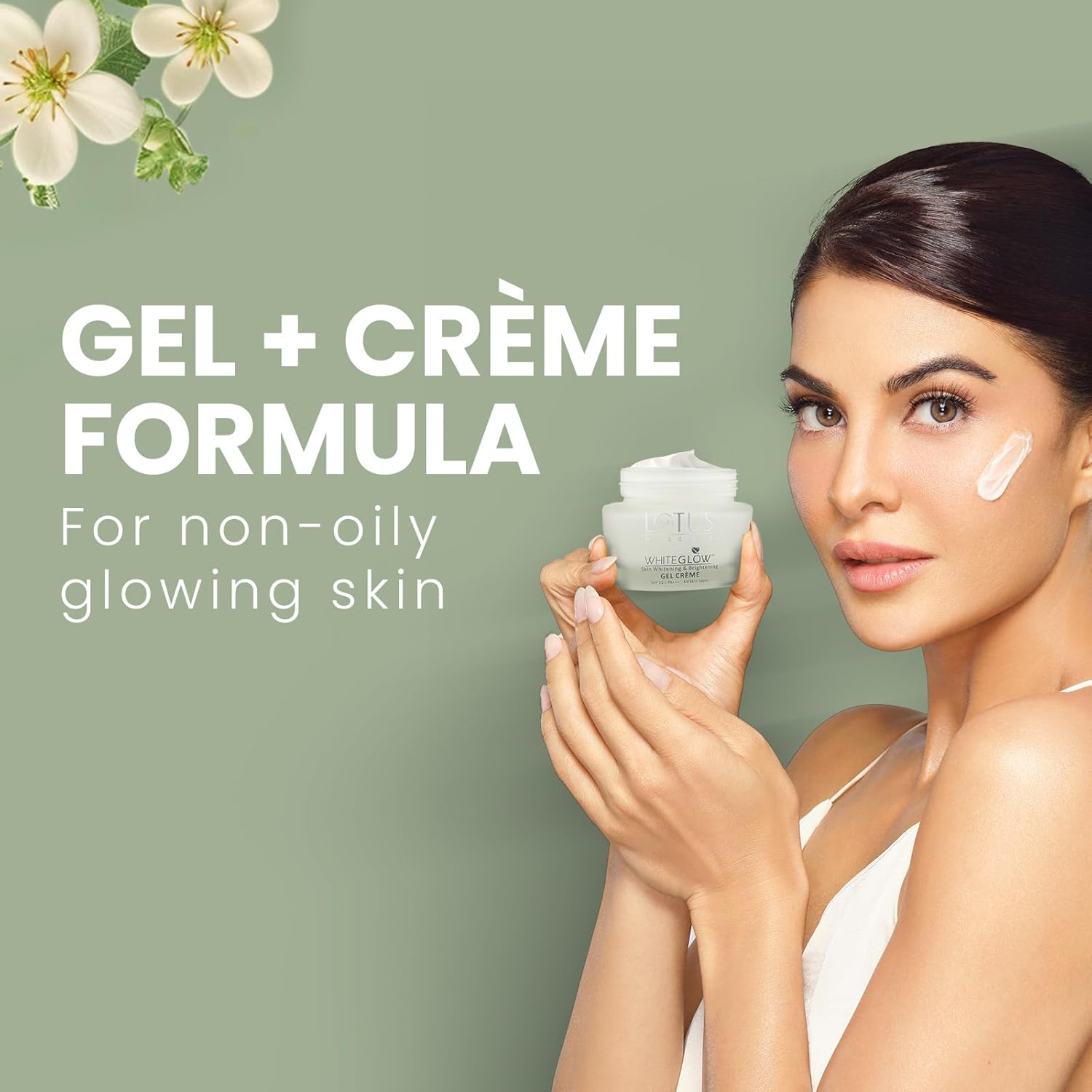 لوتس هيربال وايتغلو جل كريم لتفتيح وتبييض البشرة SPF-25 I PA 60 جم