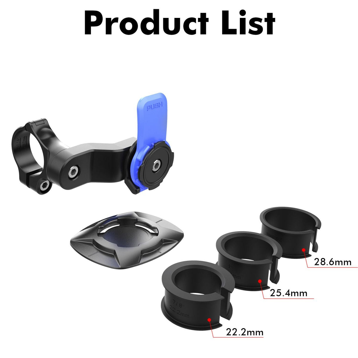 Bike Phone Mount Universal Handlebar Rotating Phone Holder For Bicycle Motorcycle