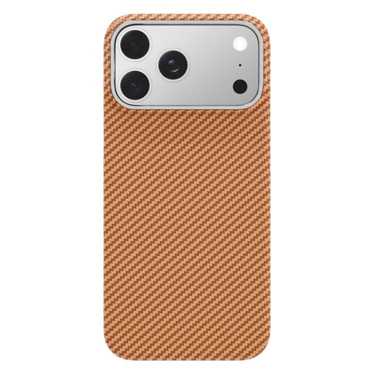 For iPhone 18 Pro Max / iPhone 17 Pro Max 600D Fine Grain Series Carbon Fiber MagSafe Phone Case