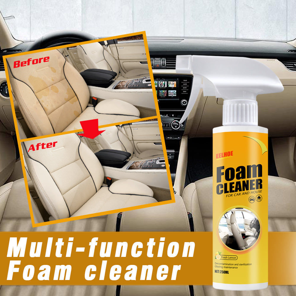 Car Seat Cleaning Foam, Multi-Purpose Interior Decontamination, Safe and Fast ,250ml