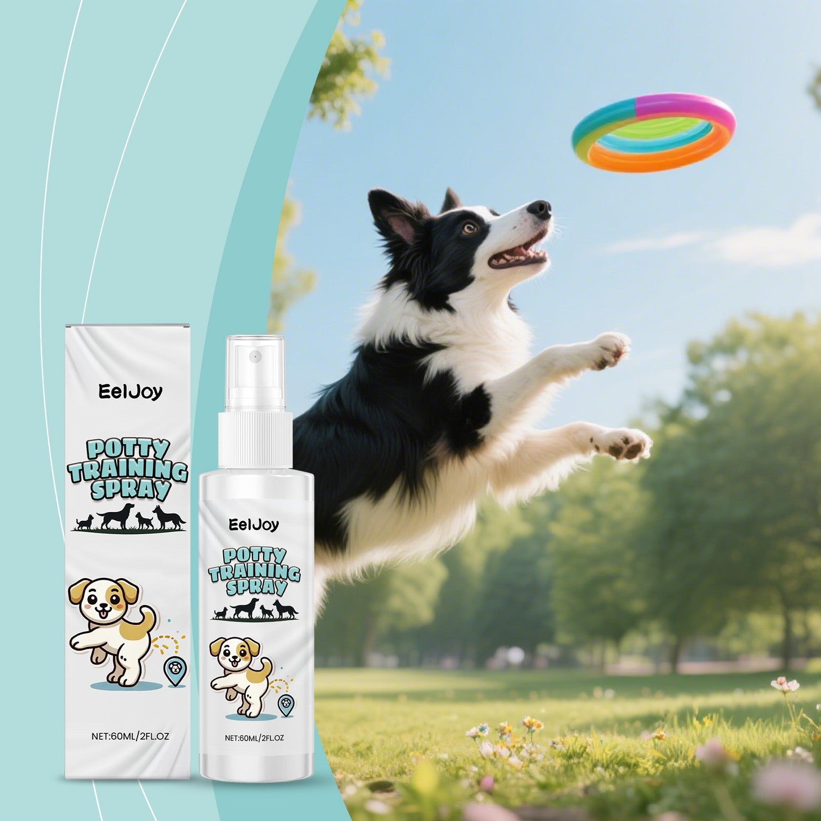 Dog Toilet Training Spray, Pet Care, Easy Potty Training, Fix Location, Fast Results ,60ml