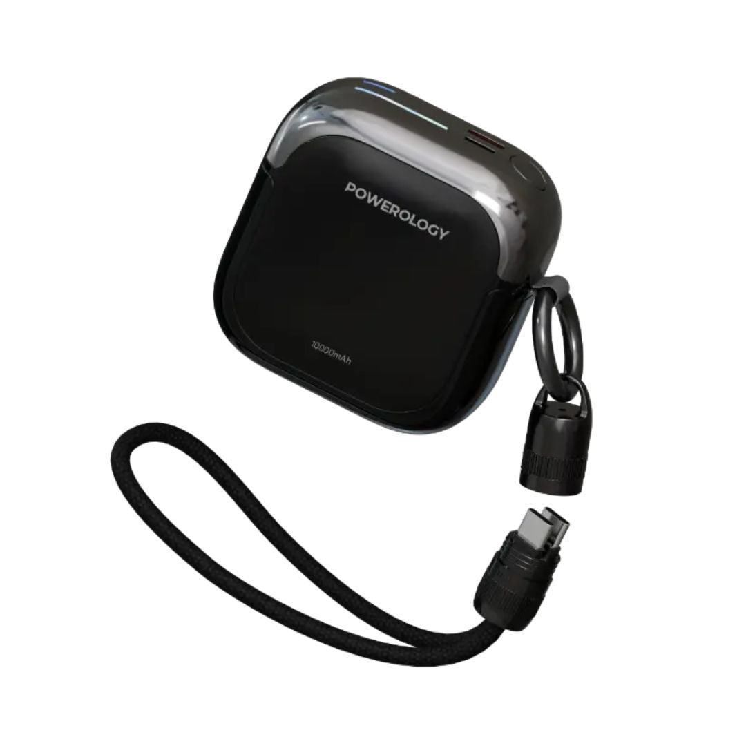 Powerology Bahamas 10000mAh Power Bank, Type C, 20W, Lightning Input and Output