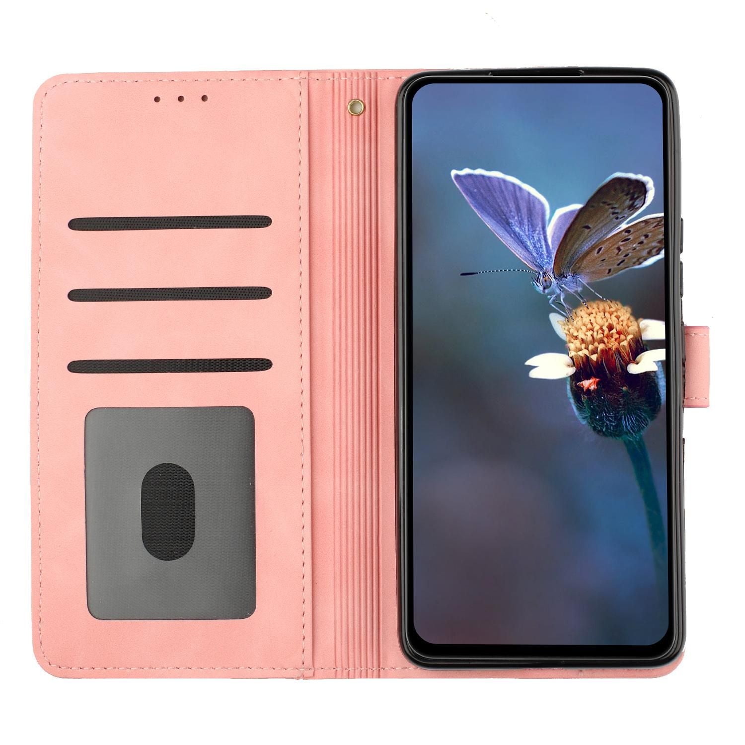 Flower Embossing Leather Case For Google Pixel 9a