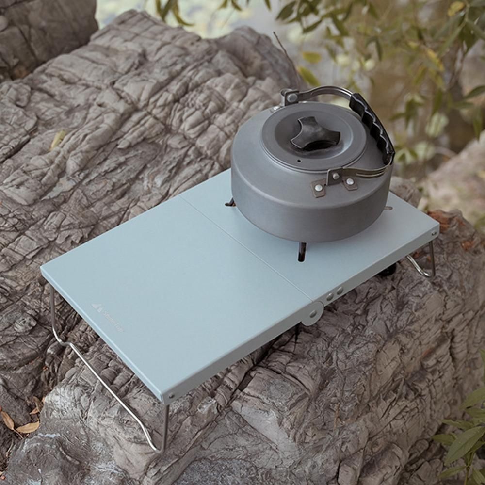 Folding Camping Table Portable Gas Stove Stand Outdoor Mini Picnic Desk For Fishing Hiking