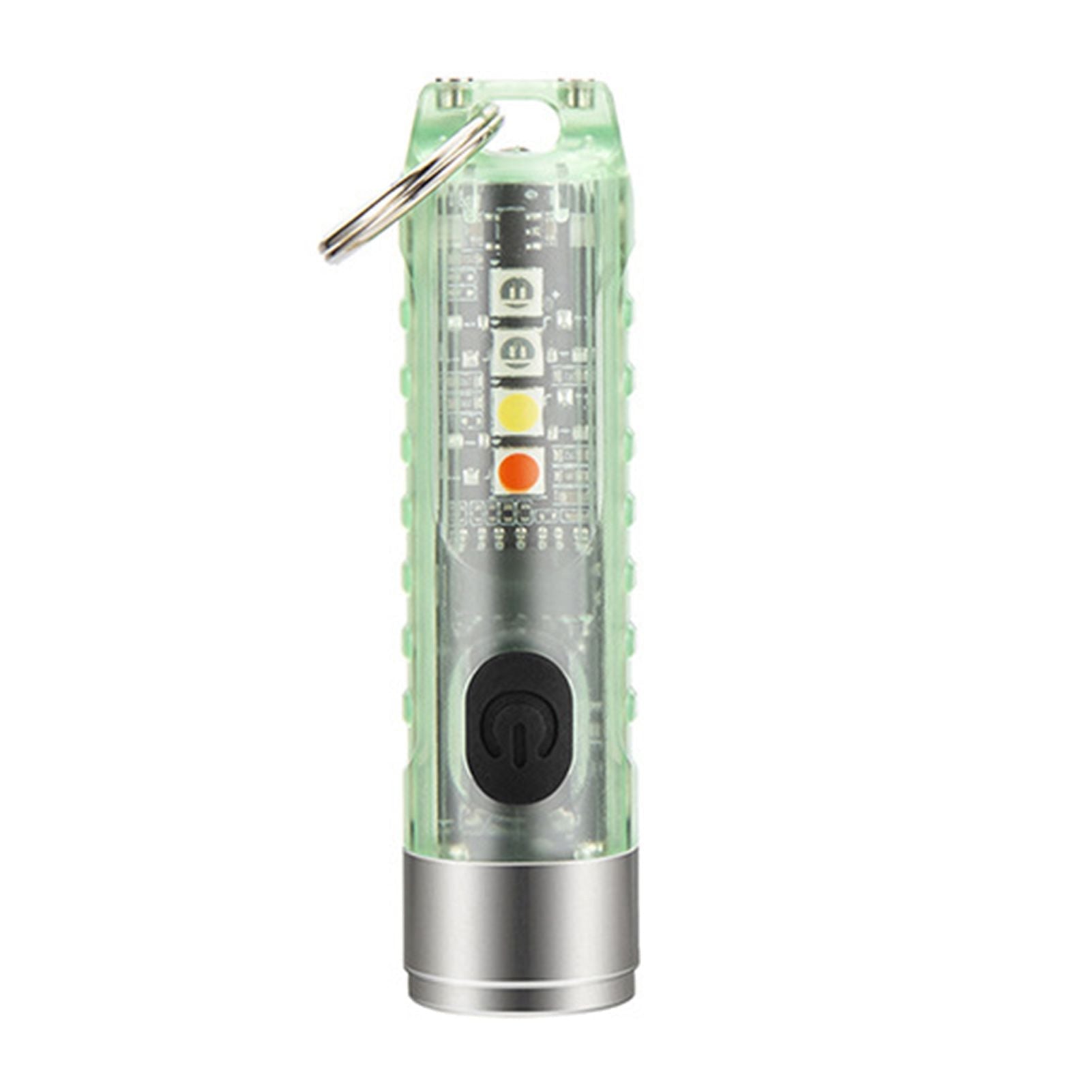 Mini Flashlight Keychain Waterproof LED Torch With Side Light For Hiking Outdoor