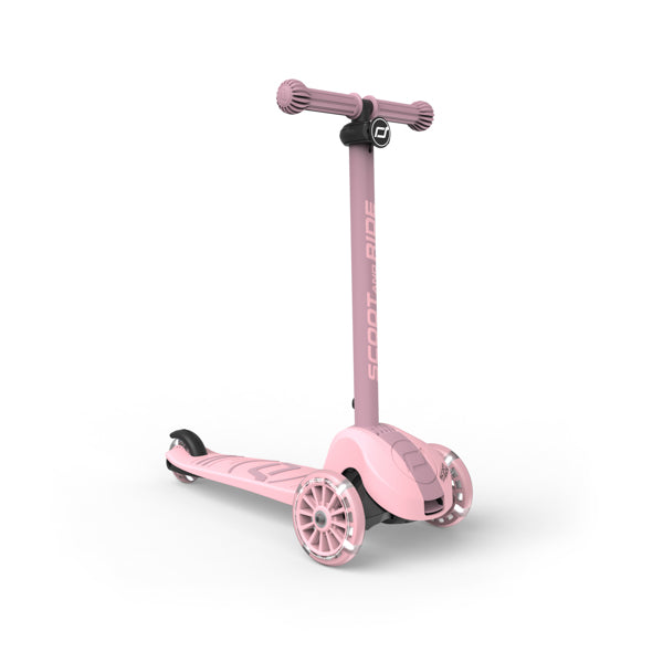 Scoot & Ride Highwaykick 3S LED Scooter — Rose