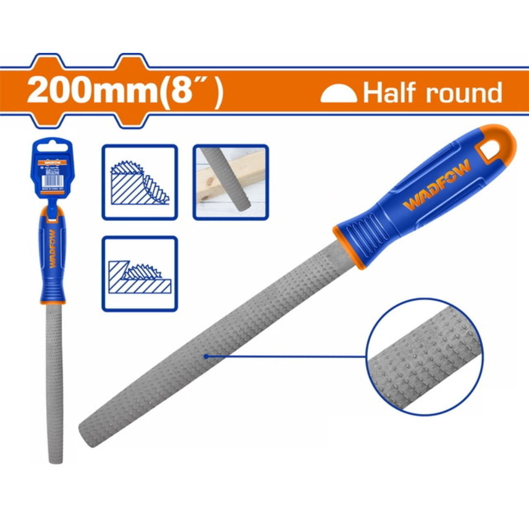 WADFOW Half-Round Wood File, 200mm