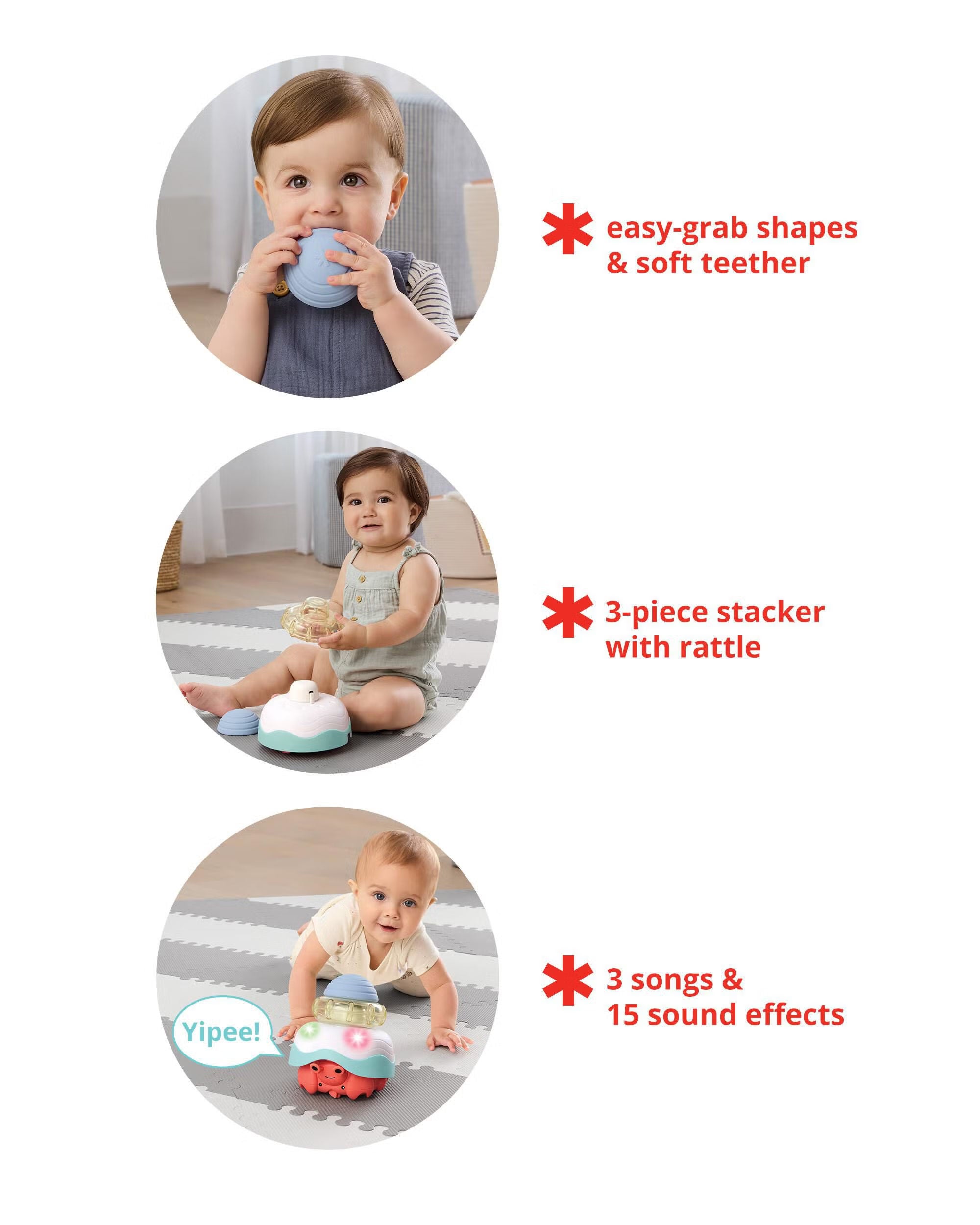 Skip Hop Stack & Crawl 4-in-1 Crab