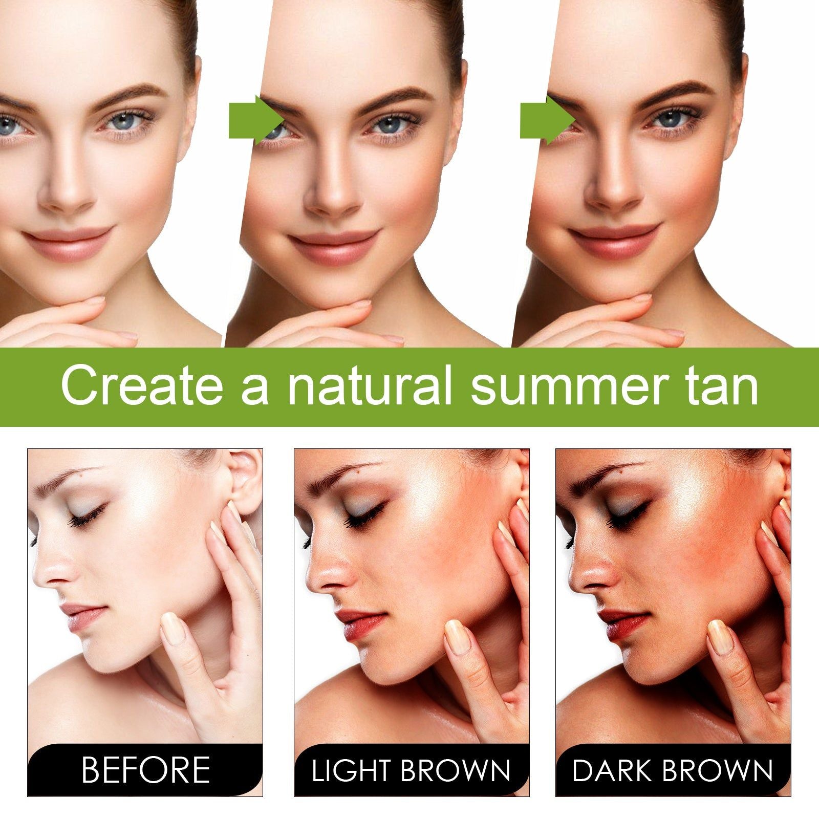 Create a Natural Summer Tan, Accelerate Tanning, Moisturize Skin, Sunbathing Oil ,50ml