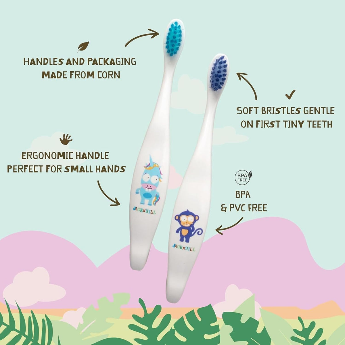 Jack N' Jill Kids Toothbrush Assorted