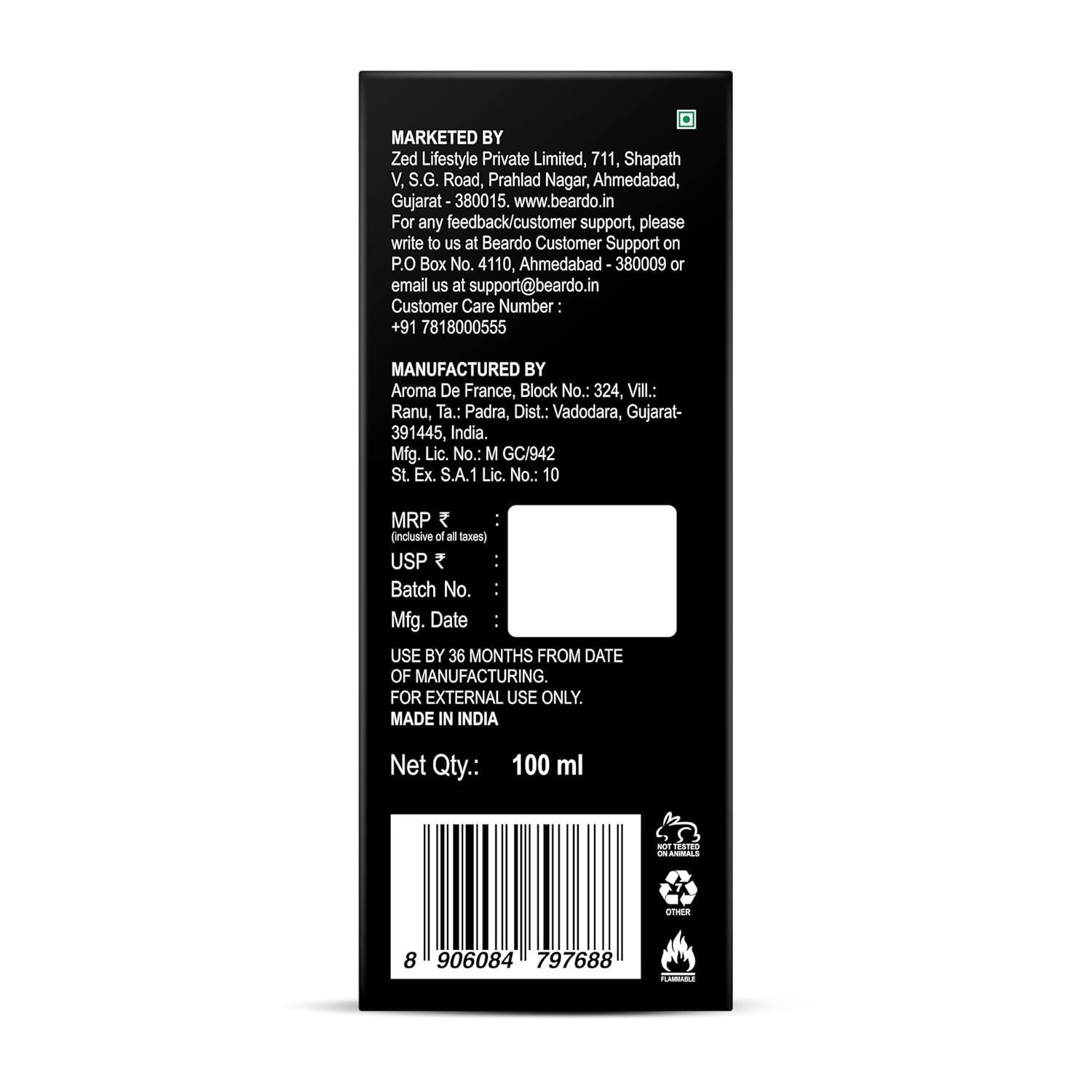 Beardo Whisky Smoke Single Malt EDP 100ml