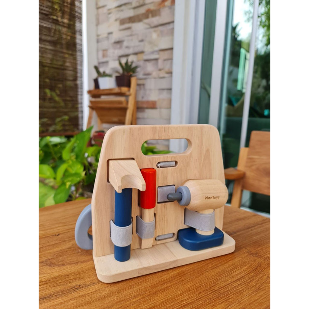 مجموعة «النجار الماهر» من PlanToys — مجموعة أدوات خشبية