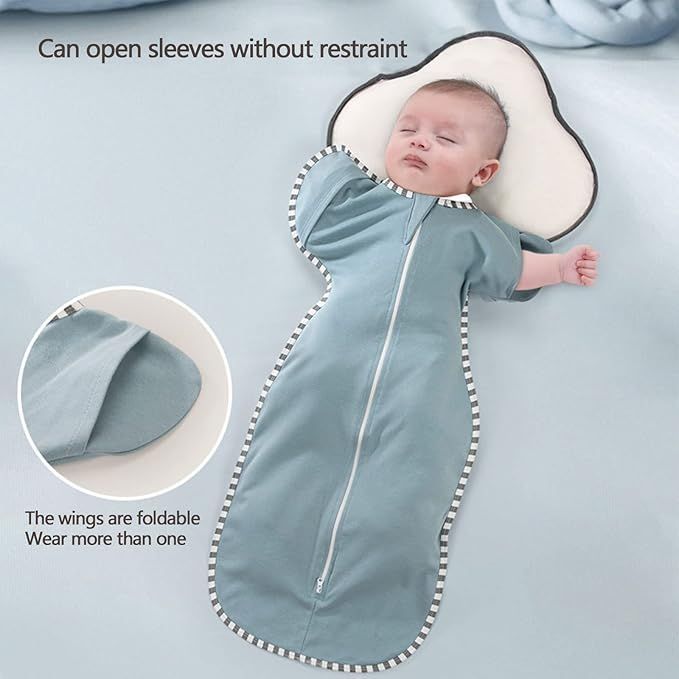 Baby Swaddle Wrap BABY Sleep Sack Baby Sleeping Bag for 3-9 Months Newborn
