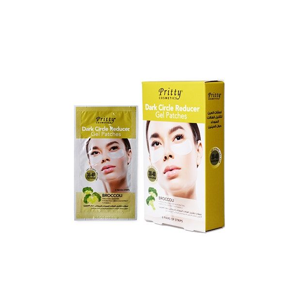 Pritty Dark Circle Patches Broccoli, 6 Pairs Of Strips/Case