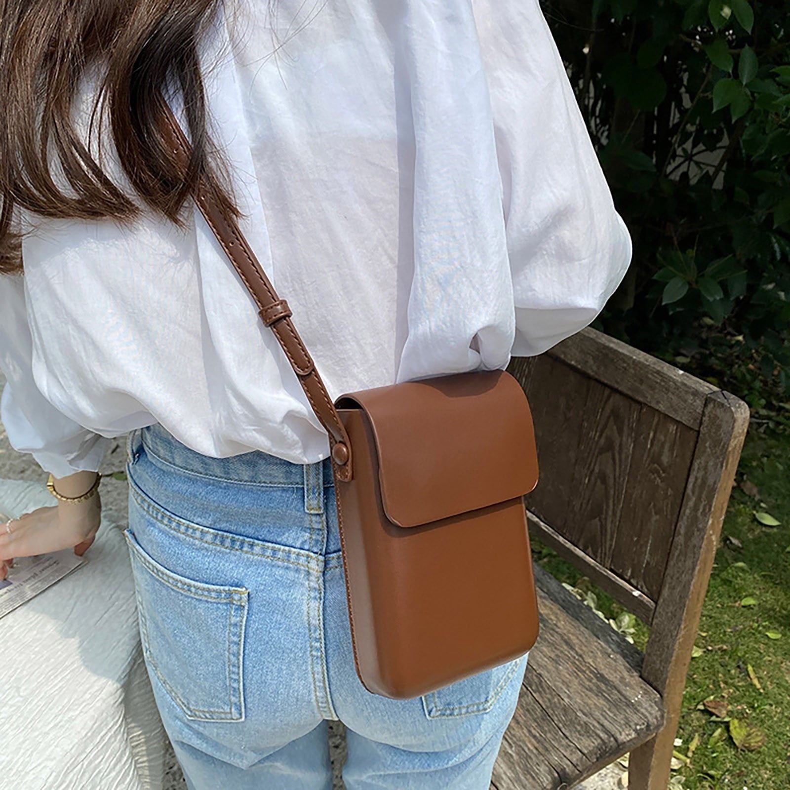 Small Crossbody Cell Phone Bag Mini Over Shoulder Handbag Purse for Women