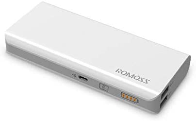 شاحن محمول ROMOSS SOLIT5 10000mAh - أبيض
