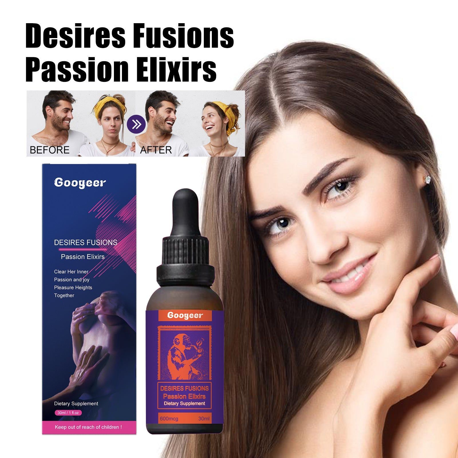 Boost Vitality and Libido Naturally, Women's Secret Drops for Intimate Pleasure ,30ml