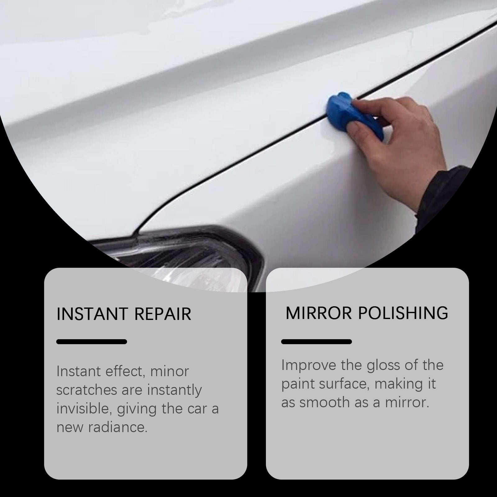 Car Scratch Repair Kit, Fast Scratch Fix, Car Paint Polishing, Mirror Finish ,1set