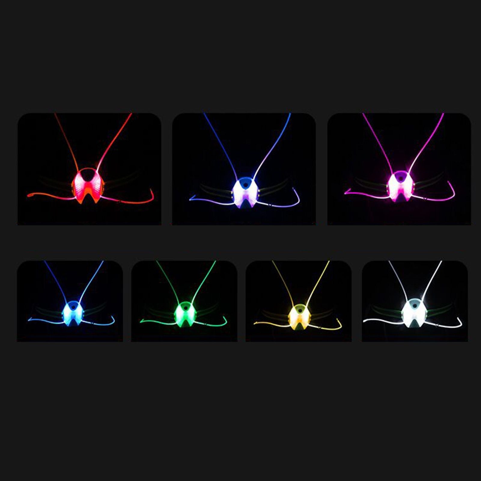 Night Running Light LED Reflective Vest With Elastic Belt For Running Cycling