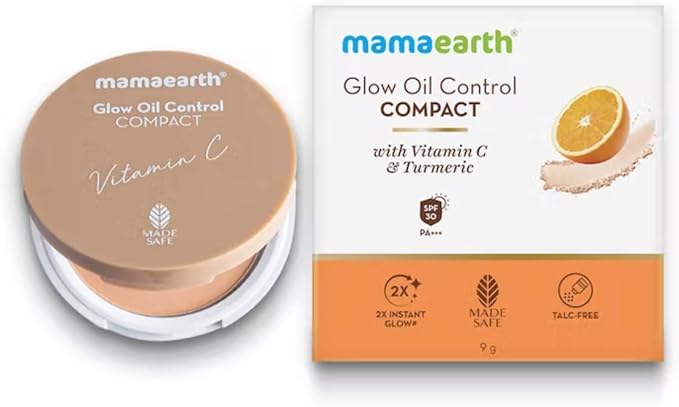 ماما إيرث جلو أويل كونترول كومباكت 01 آيفوري جلو 9 جرام