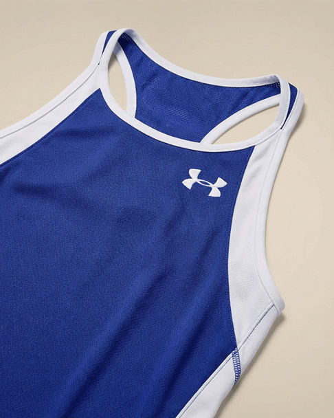 Under Armour Indigo & White Training Tank