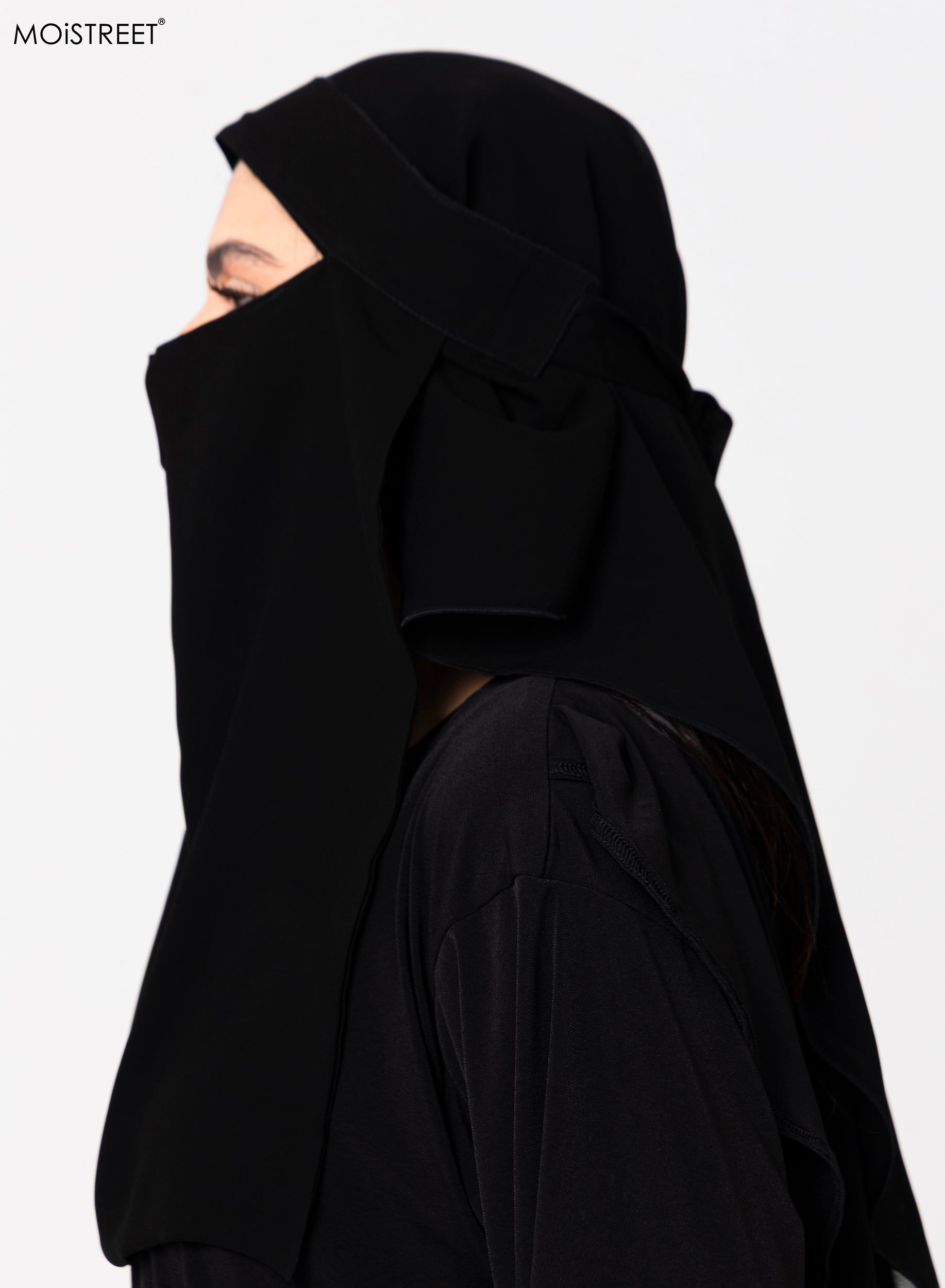MOiSTREET Niqab Wool Chiffon