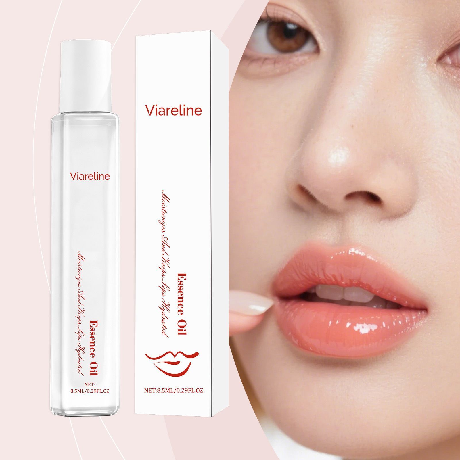 Hydrating Lip Oil Glossy Moisturizing Lip Care 8.5ml