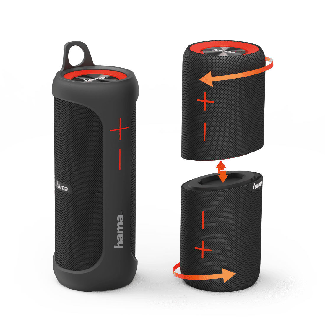HAMA 173186 BLUETOOTH SOUNDCUP-D MOBILE LOUDSPEAKER, BLACK