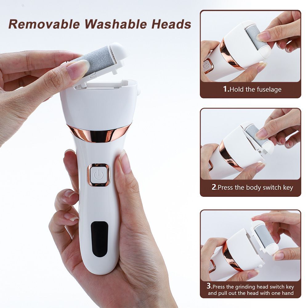Electric Pedicure Device Foot Grinder File Callus Dead Skin Remover Pedicure Tool For Food Care