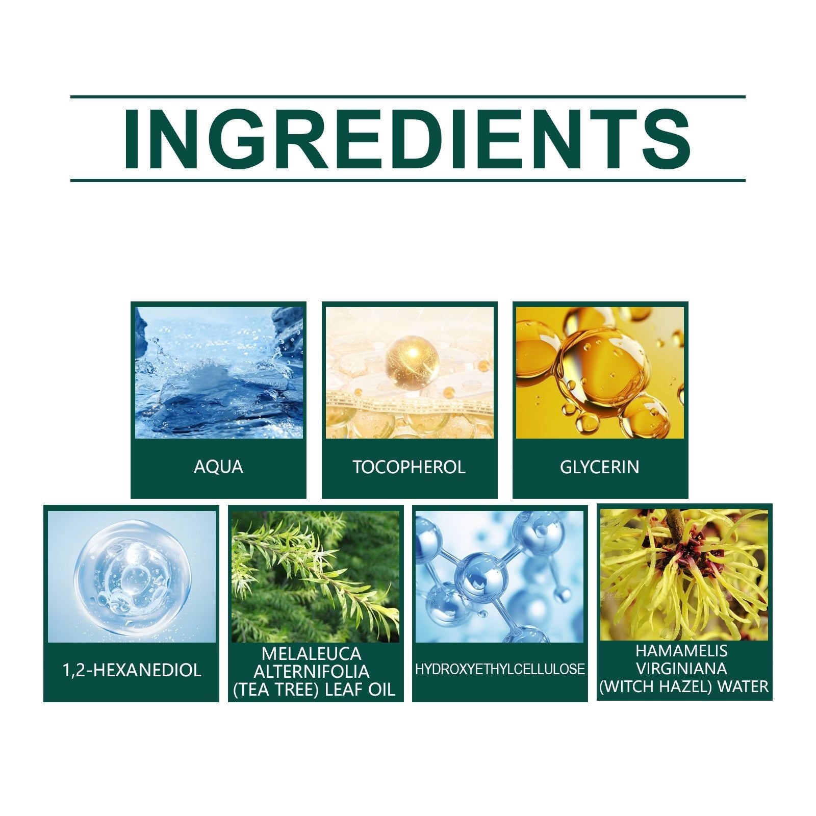 Tea Tree Oil for Moisturize and Tender Skin, Clear Pimples, Reduce Dark Spots ,50ml