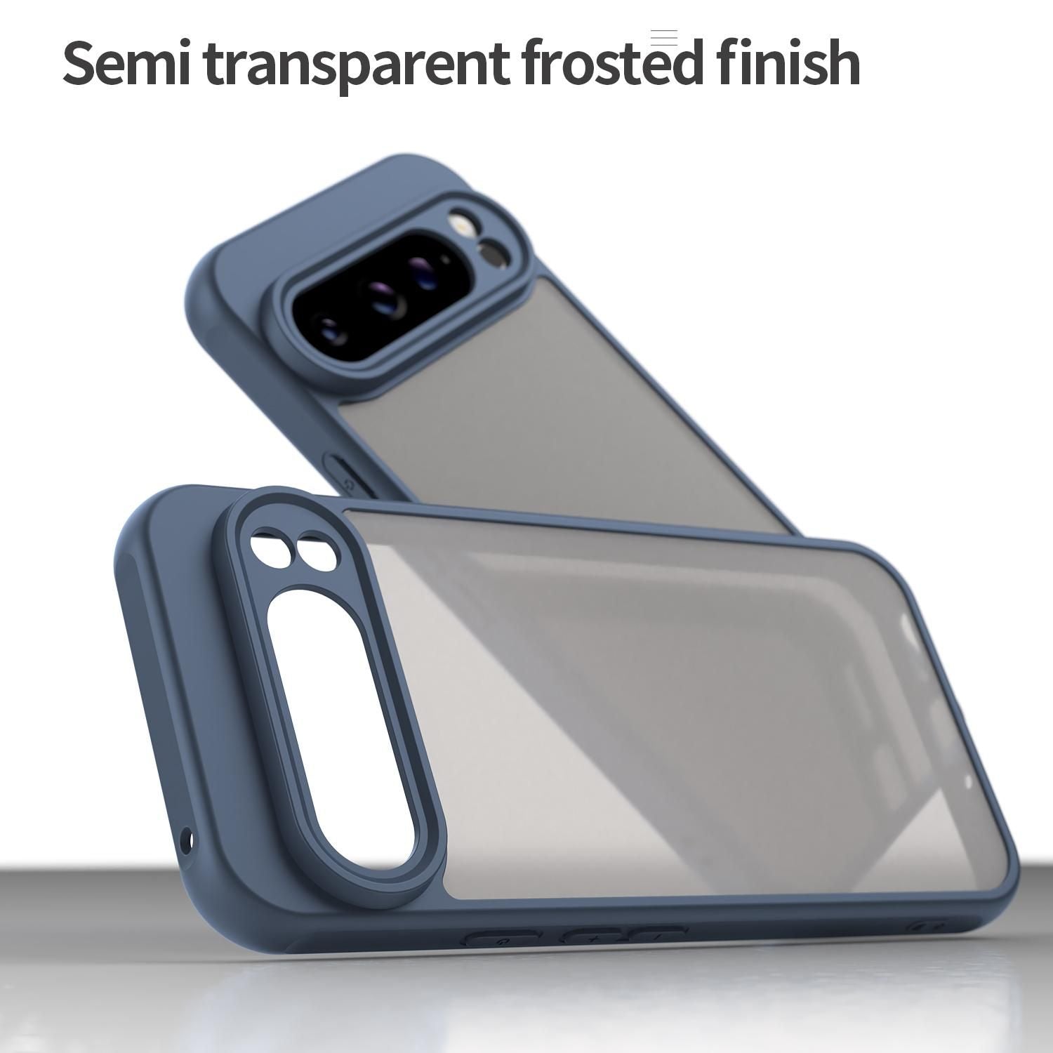 TPU Hybrid PC Frosted Phone Case For Google Pixel 9 Pro XL