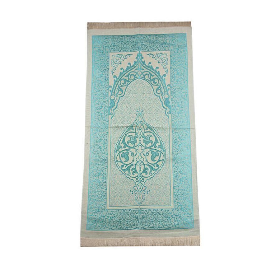 Gift Prayer Rug Pearl Rosary Cylinder Box 117*67 cm Taffeta Fabric Muslim Islamic Ramadan