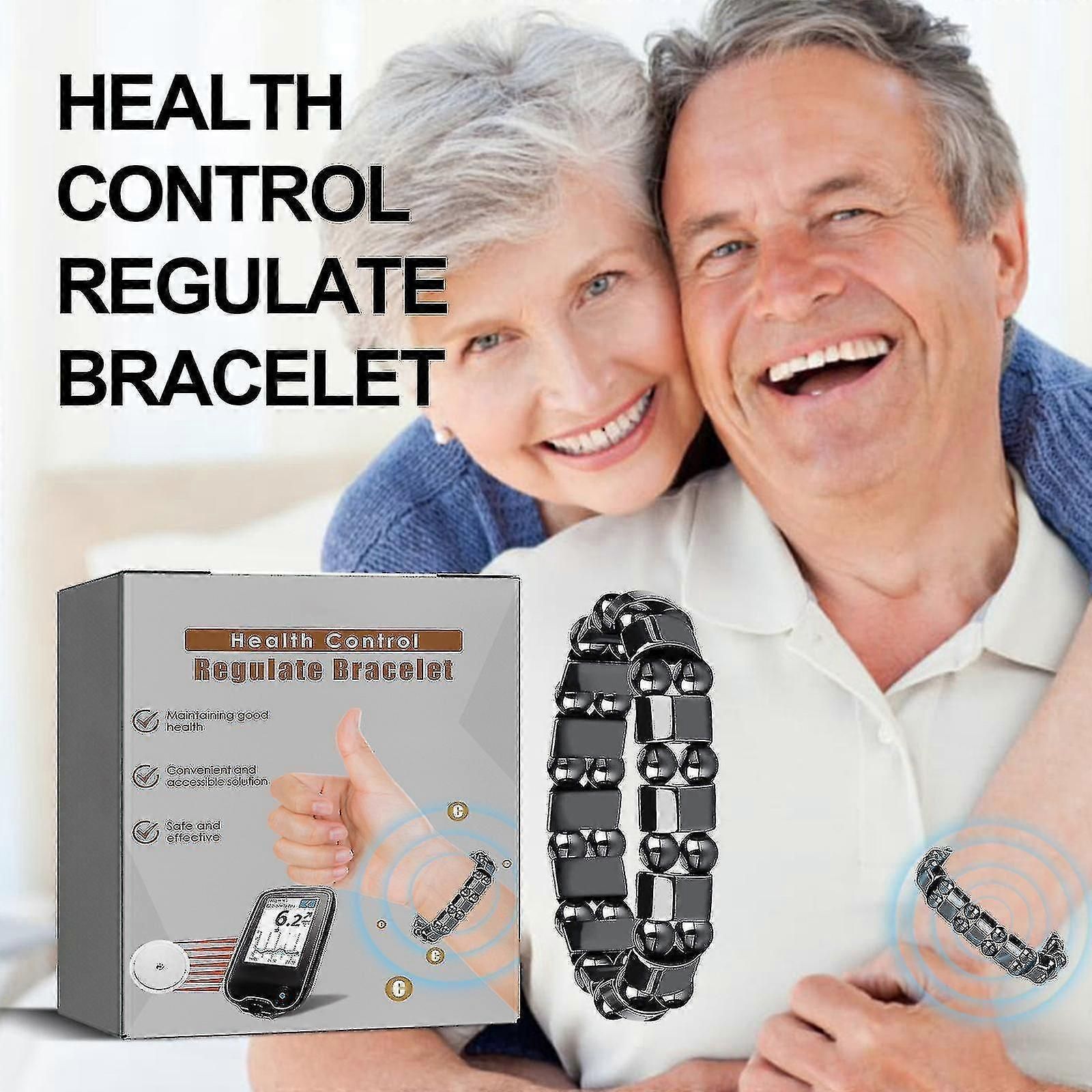 Blood Glucose Control Bracelet, Health Control Regulate Bracelet, Magnetic Therapy Bracelet Blood Sugar Health Level Regulatorsnew For 2024 zxin