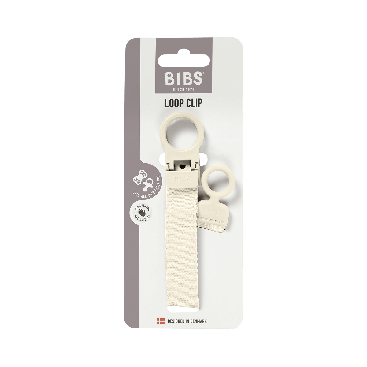 BIBS Loop Clip - Ivory