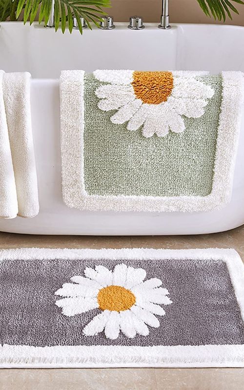 AIESY® Beautiful Luxury Ultra Soft Microfiber Shaggy Bath Mats