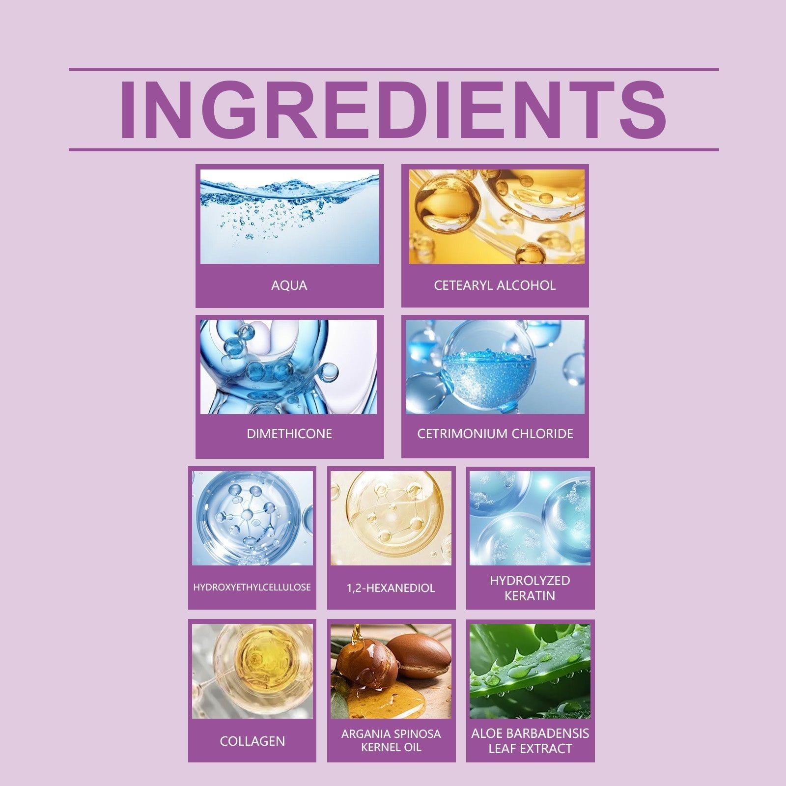 Brightening Hair Mask for Color Care, Moisturizing, Shinier, Long-lasting Cool Tones ,120g