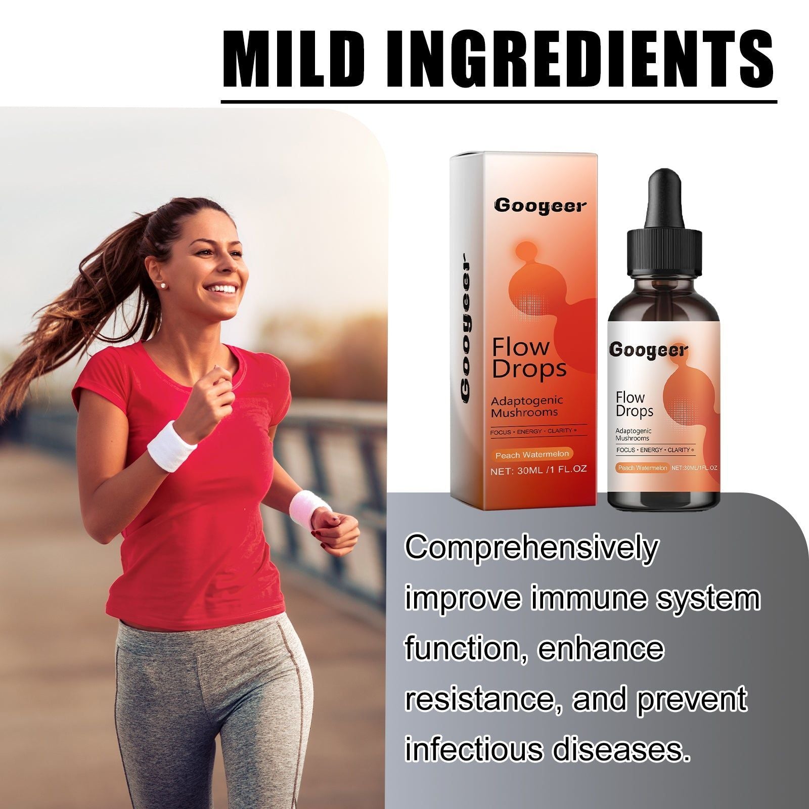 Boost Immunity and Energy with Flow Drops, Body Care, Fatigue Relief ,30ml
