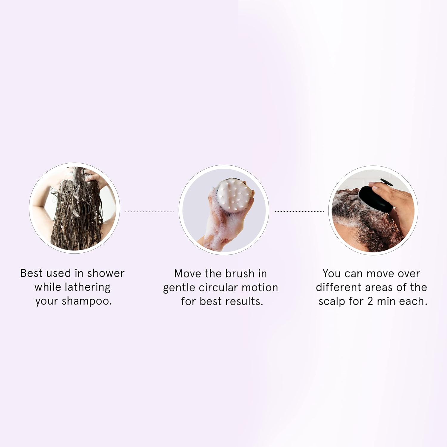 Be Bodywise Hair Scalp Massager Shampoo Brush