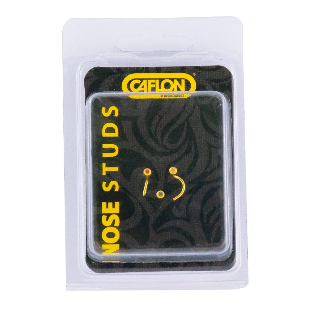 Caflon Fashion Sense Gold Plated Nose Stud With Stone