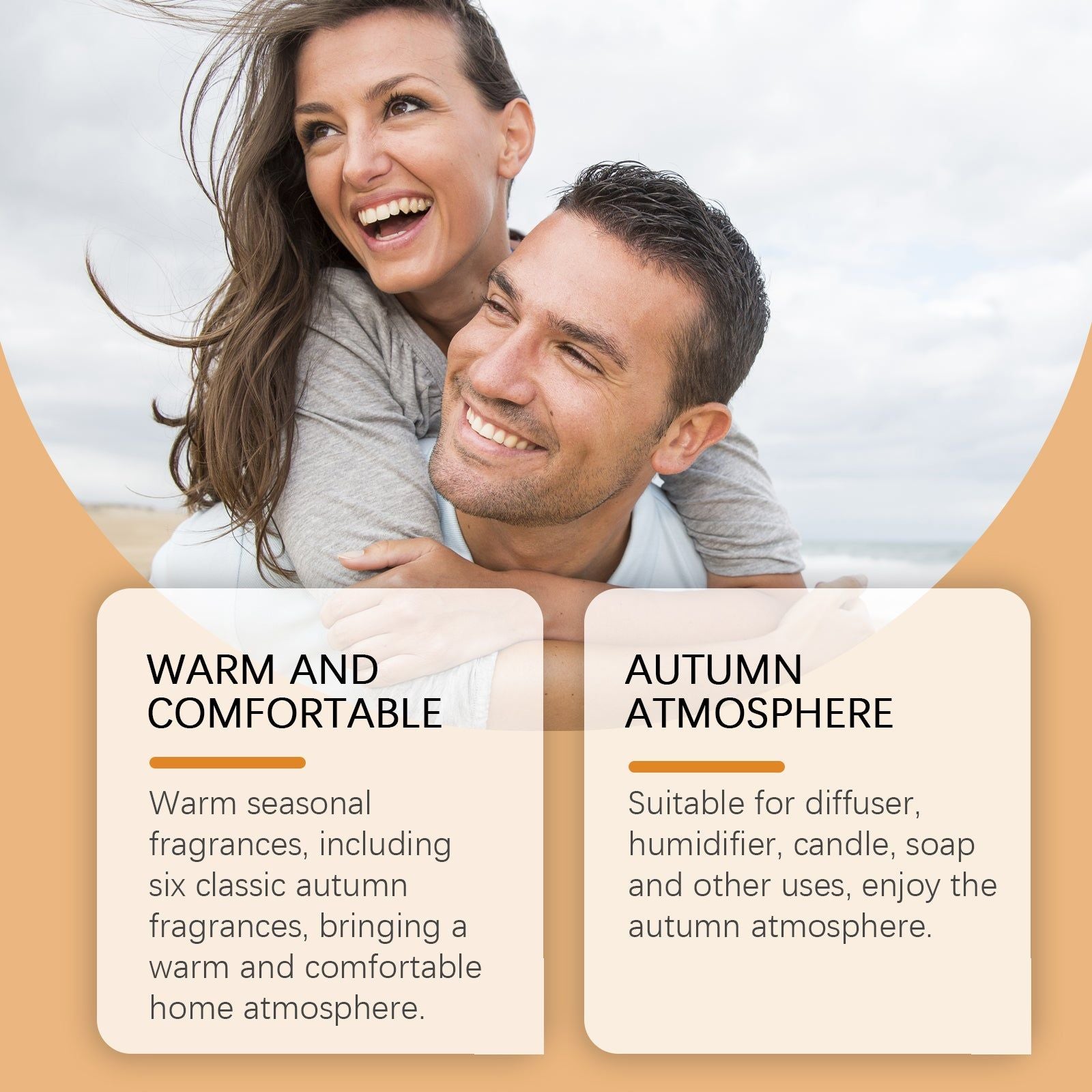 Autumn Aromatherapy Essential Oil, Long-Lasting Warm Fragrance, Fresh Air, Cozy Home Atmosphere ,60ml