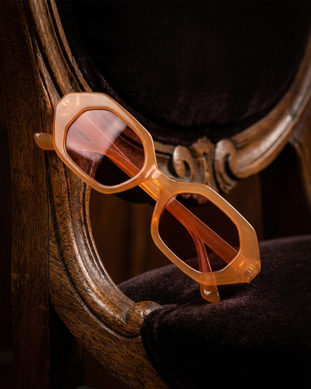 Urban Outfitters orange sunglasses