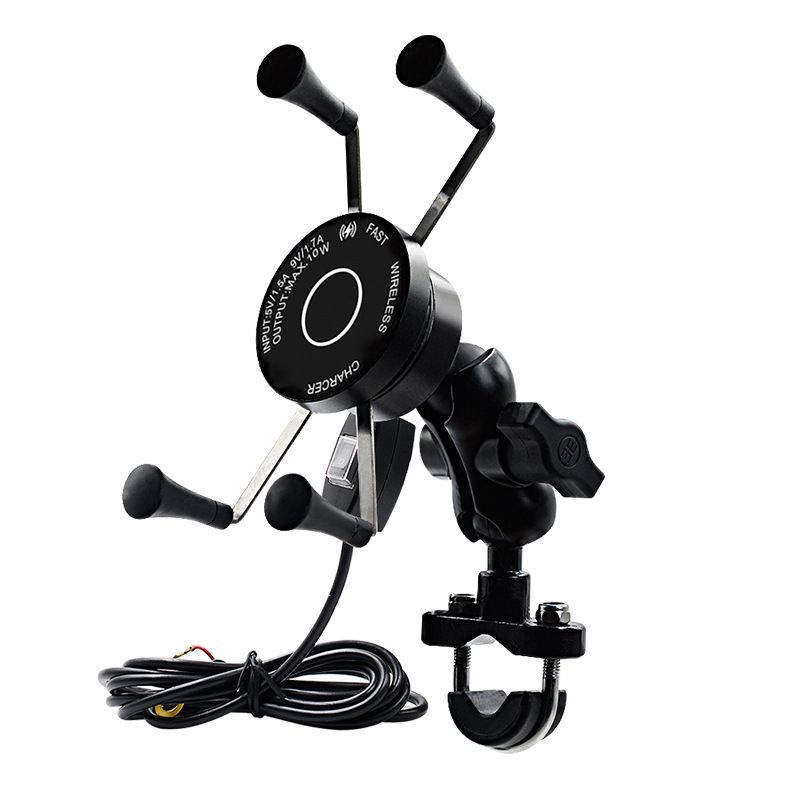 Motorcycle Phone Mount Motorcycle Wireless Fast Charger Waterproof Phone Holders
